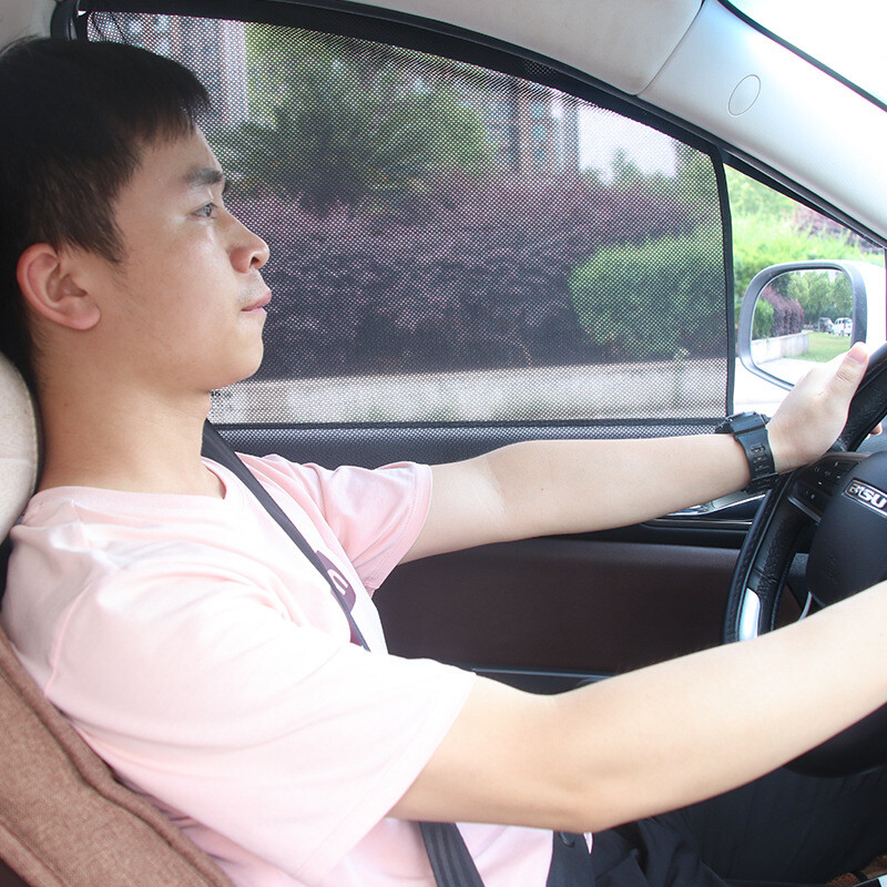 Umbrelă de soare magnetică pentru mașină, protecție UV, perdea de mașină, geam de mașină, umbrelă de soare pentru fereastră laterală, plasă, parasolar, protecție de vară, film pentru fereastră