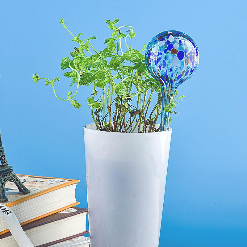 1pc-Ball Stakleni uređaj za automatsko navodnjavanje Zelena biljka u kućanstvu Uređaj za navodnjavanje kap po kap