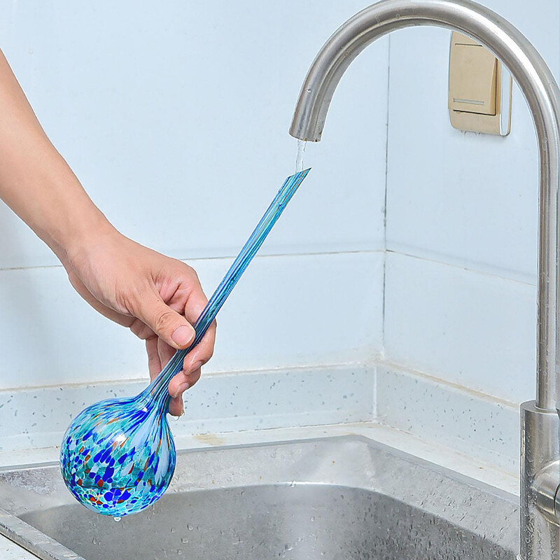 1pc-Ball Stakleni uređaj za automatsko navodnjavanje Zelena biljka u kućanstvu Uređaj za navodnjavanje kap po kap