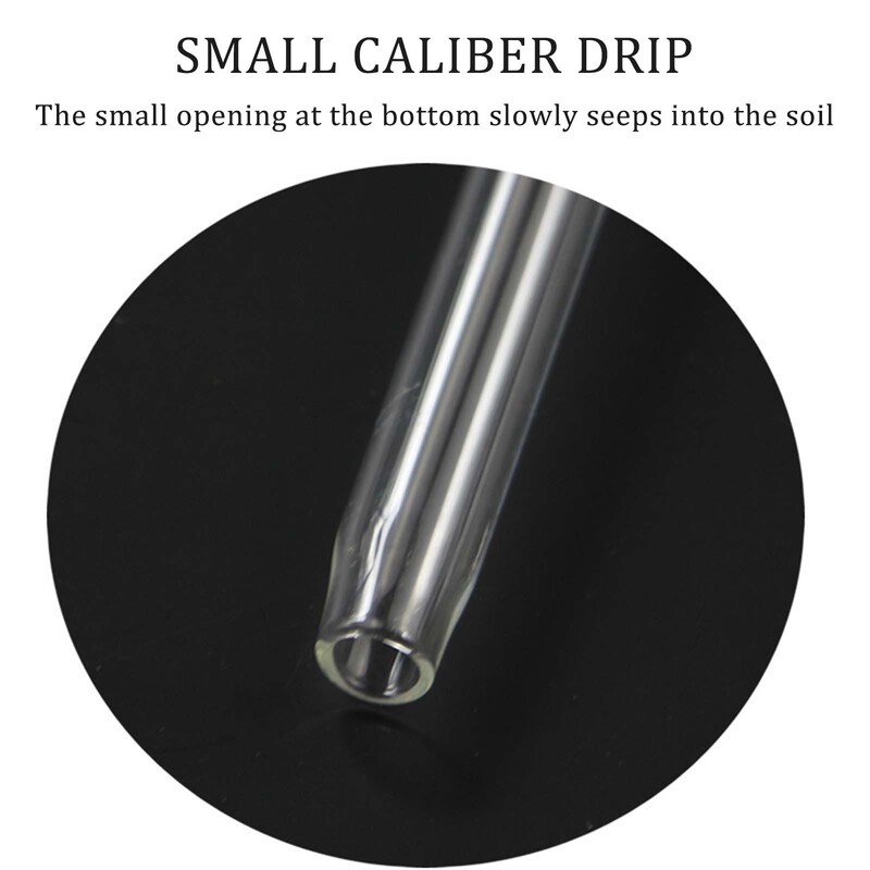 Automātiskās augu laistīšanas spuldzes Stikls Pašlaistīšanas bumbiņas Caurspīdīgi Ziedi Automātiski Laistīšanas Smailes Dārza pilienveida apūdeņošanas sistēma