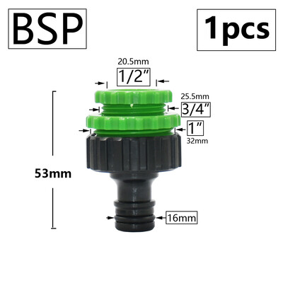 Brzi priključak Vrtno crijevo 1/4 3/8 1/2 3/4 1" Spojnica cijevi za navodnjavanje Zaustavljanje priključka za vodu Popravak Spojnica Montaža sustava za navodnjavanje
