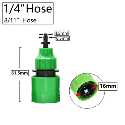 Brzi priključak Vrtno crijevo 1/4 3/8 1/2 3/4 1" Spojnica cijevi za navodnjavanje Zaustavljanje priključka za vodu Popravak Spojnica Montaža sustava za navodnjavanje