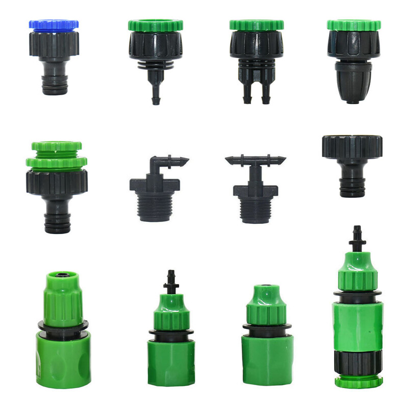 Brzi priključak Vrtno crijevo 1/4 3/8 1/2 3/4 1" Spojnica cijevi za navodnjavanje Zaustavljanje priključka za vodu Popravak Spojnica Montaža sustava za navodnjavanje