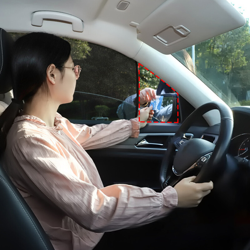 Magnētiskais priekšējais aizmugurējā loga aizkars 10 magnētu automašīnas sānu loga saulessargs ar nelielu caurumu UV aizsardzības sānu stikla sieta saulessargi