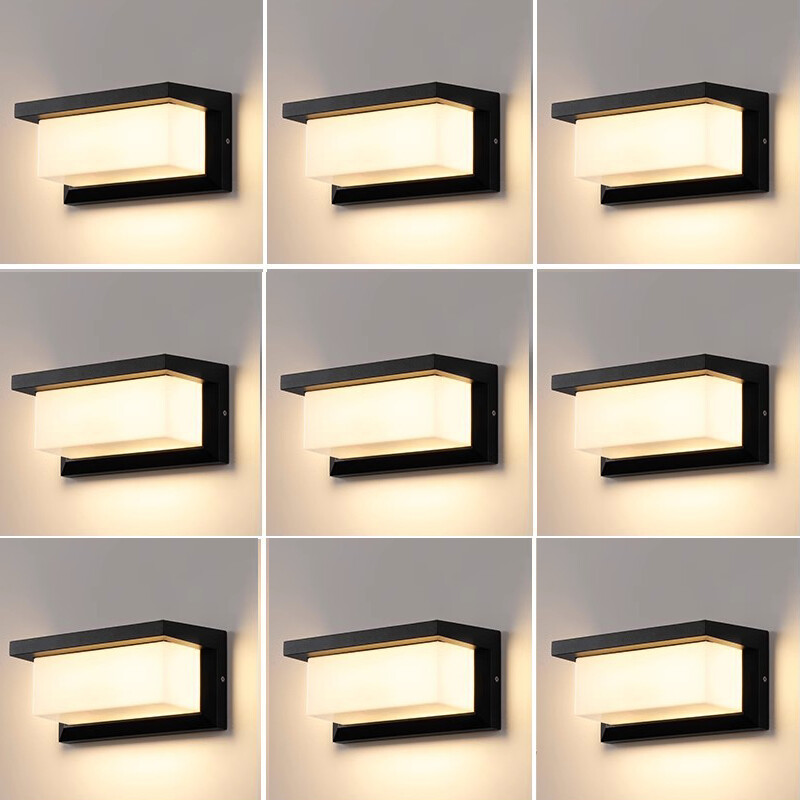 Led āra gaismas sienas gaisma Ūdensizturīgs IP65 kustības sensors Led apgaismojums verandas apgaismojums balkona dārza apgaismojums āra sienas lampa