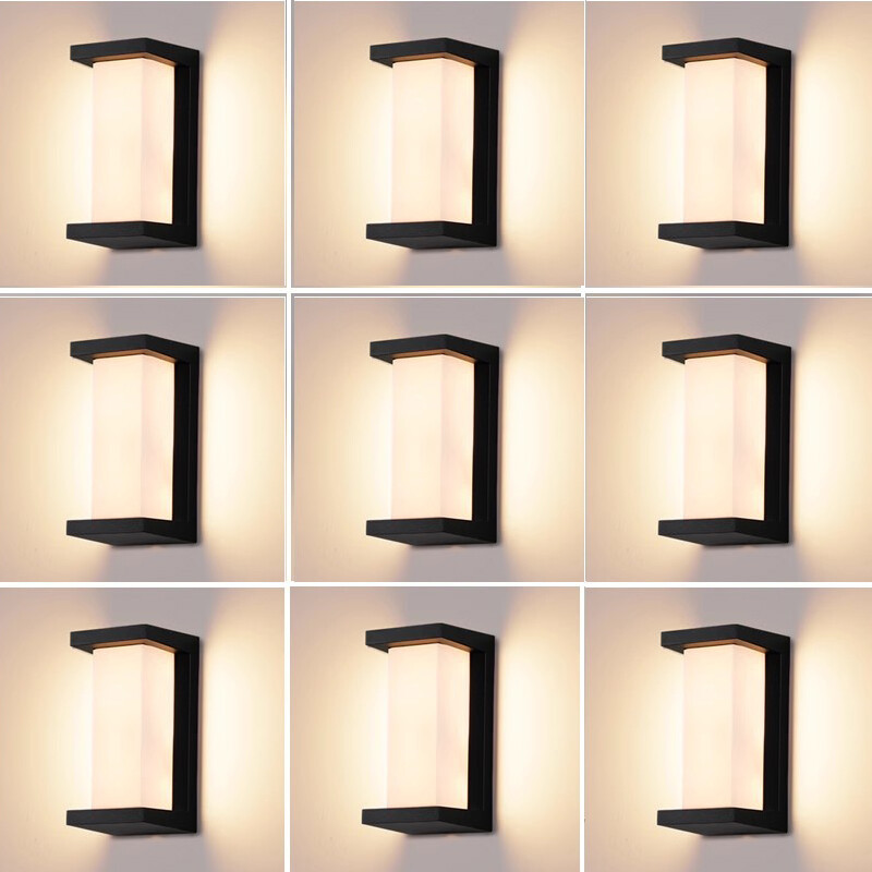 Led āra gaismas sienas gaisma Ūdensizturīgs IP65 kustības sensors Led apgaismojums verandas apgaismojums balkona dārza apgaismojums āra sienas lampa