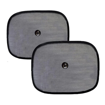 2 gab. Automašīnas loga abažūrs sānu logam Auto Supplies Tīkla saulessargu komplekts Elpojošs automašīnas sauļošanās loga saulessargs