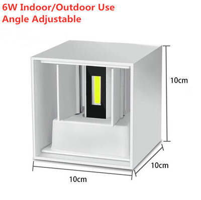Unutarnja zidna svjetiljka Dnevni boravak Noćna svjetiljka za stepenice Aluminij Vodootporan IP65 Balkonski svijećnjak LED Zidna svjetiljka Lampa za trijem
