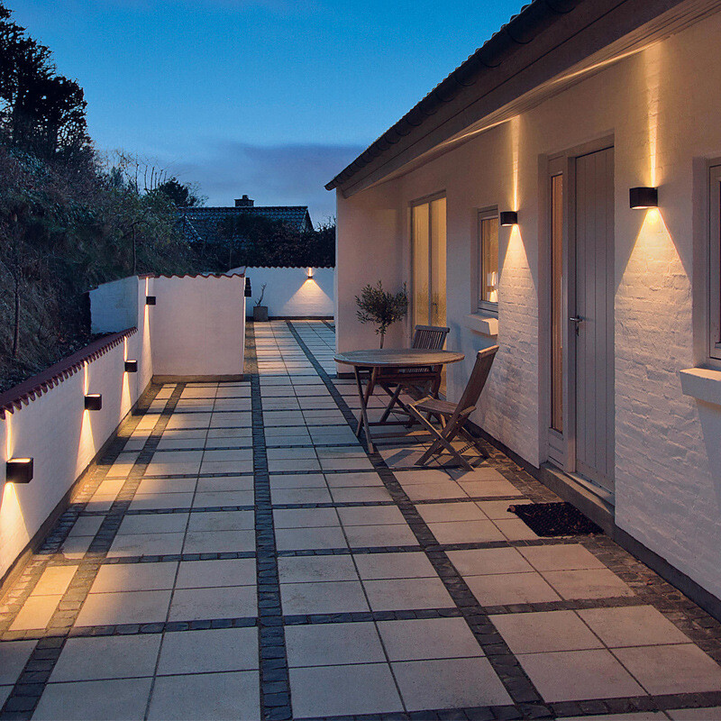 Unutarnja zidna svjetiljka Dnevni boravak Noćna svjetiljka za stepenice Aluminij Vodootporan IP65 Balkonski svijećnjak LED Zidna svjetiljka Lampa za trijem