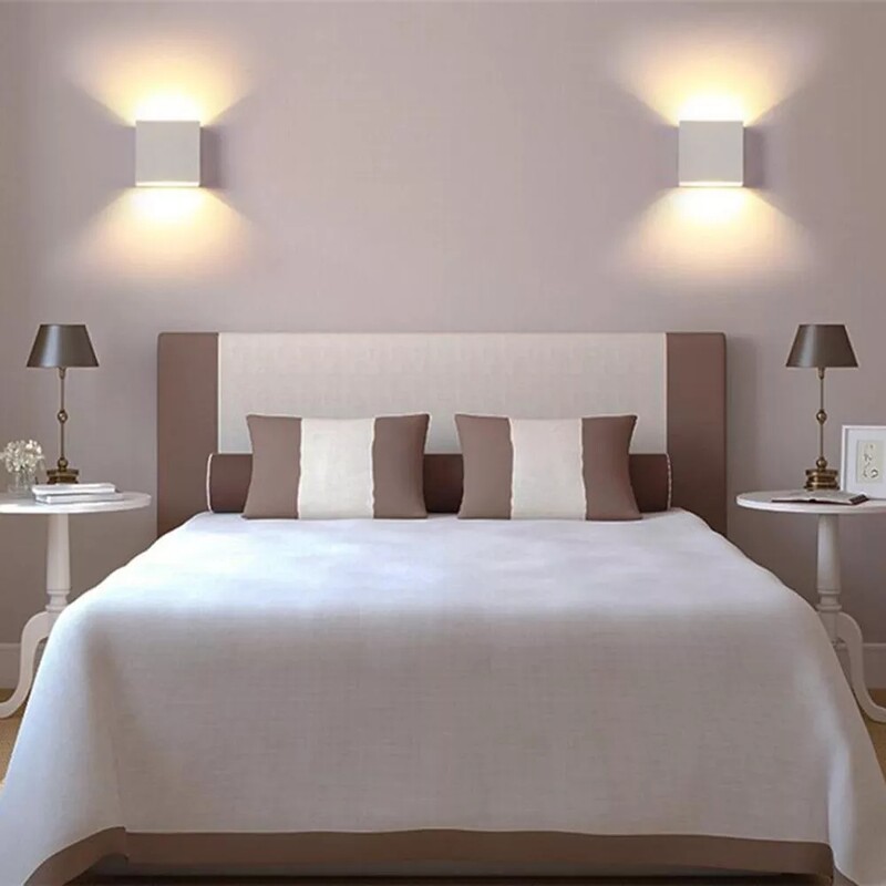 Unutarnja zidna svjetiljka Dnevni boravak Noćna svjetiljka za stepenice Aluminij Vodootporan IP65 Balkonski svijećnjak LED Zidna svjetiljka Lampa za trijem