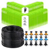 2L/4L/8L vrtni sustav za automatsko navodnjavanje Staklenik Komplet za navodnjavanje travnjaka kap po kap 3/5 mm 4-smjerni odašiljač sa strelicom za kapanje Biljka u saksiji