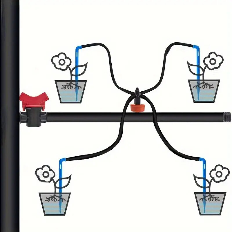 1PC kontroler Inteligentno cvijeće, biljke, raspršivači, navodnjavanje kap po kap, pumpa za zalijevanje, uređaj, sustav pumpe, mjerač vremena, vrtni alati