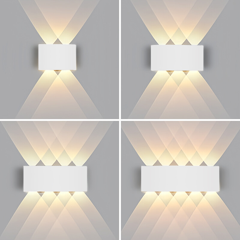 LED zidna svjetiljka Vodootporna vanjska rasvjeta 4W 6W 8W 10W AC85-265V gore i dolje prema rasvjeti unutarnje rasvjete Dekor noćne lampe