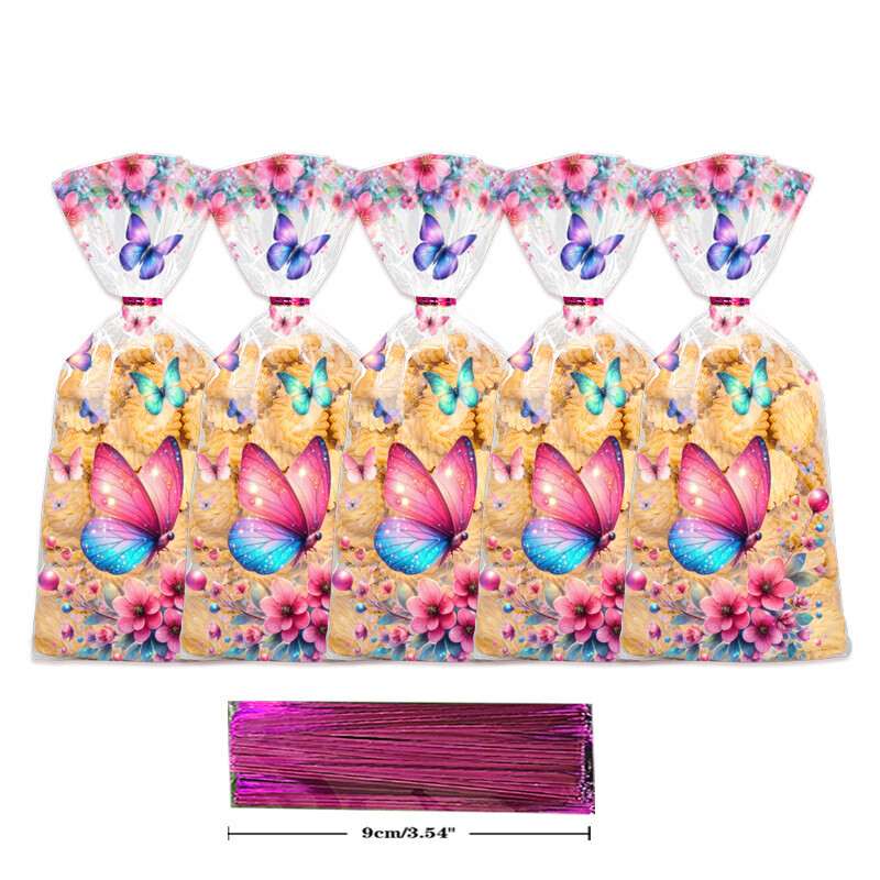 Uus originaalne väliskaubanduse piiriülene kevadine liblikasuupiste biskviit peopeo tagastus kingitus kommikott