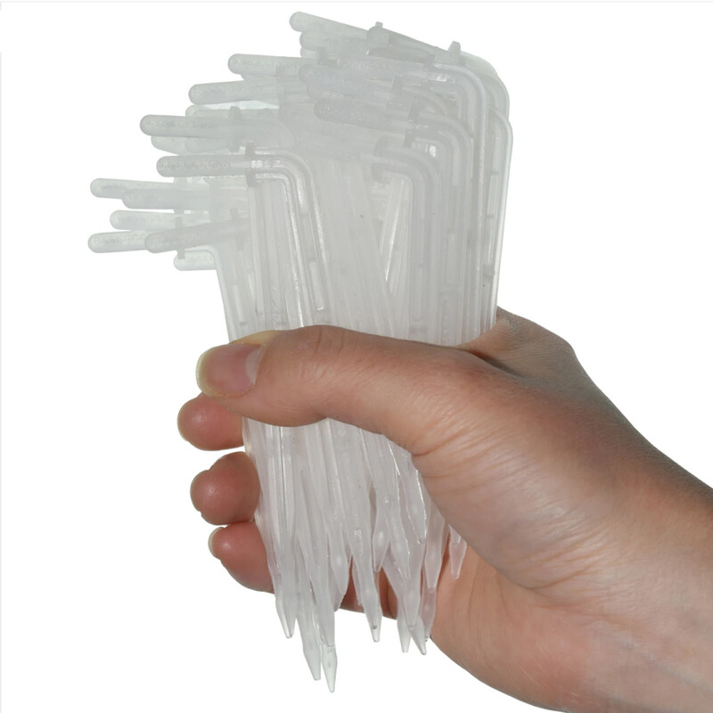 KESLA 50 kom 1/4'' savijajući kapalj Emiter 4/7 mm koljenasta strelica Kapljično zalijevanje Navodnjavanje Vrt u saksiji Mikro kapaljka staklenik