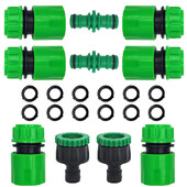 Crijevo za zalijevanje vrta ABS brzi priključak 1/2” kraj dvostruke muške spojnice za crijevo Adapter za nastavak za cijev crijeva