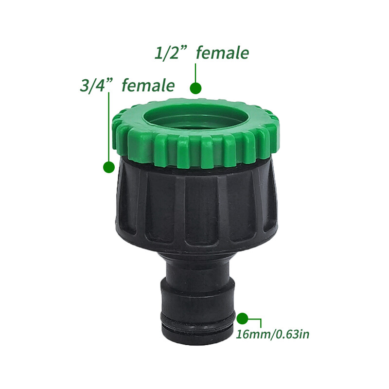 Crijevo za zalijevanje vrta ABS brzi priključak 1/2” kraj dvostruke muške spojnice za crijevo Adapter za nastavak za cijev crijeva