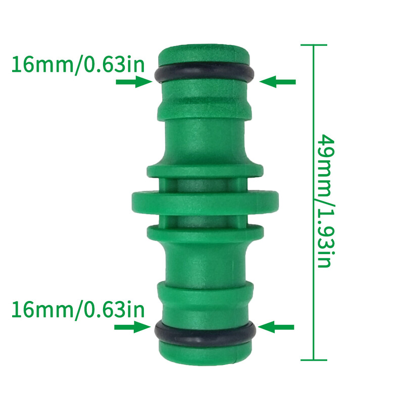 Crijevo za zalijevanje vrta ABS brzi priključak 1/2” kraj dvostruke muške spojnice za crijevo Adapter za nastavak za cijev crijeva