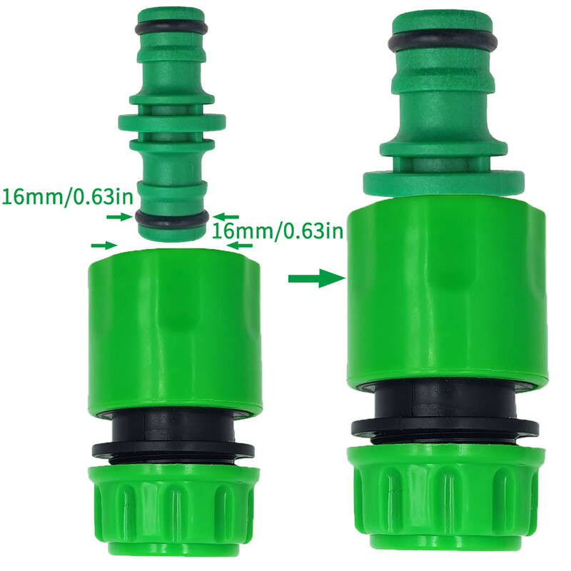Crijevo za zalijevanje vrta ABS brzi priključak 1/2” kraj dvostruke muške spojnice za crijevo Adapter za nastavak za cijev crijeva