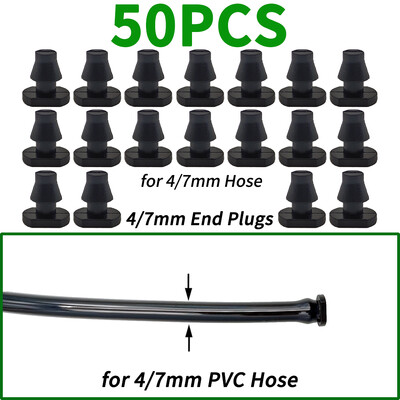 OASIS 50PCS Bend Arrow Dripper Mikro pilināmā apūdeņošanas komplekts emitētāji 3/5 mm šļūtenēm Dārza laistīšanas taupīšanas mikro pilināmā siltumnīcai