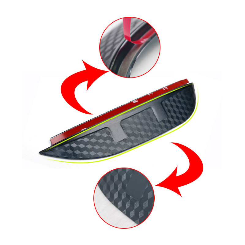 Automobilio modeliavimas Honda Accord 2014-2017 anglies pluošto galinio vaizdo veidrodžio antakių skydas nuo lietaus išorinis priedas