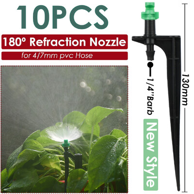 Sprycle 5-10 vnt sodo laistymo laistymo purkštuvai mikro purškimo 1/4 colio purkštukais su kuolu savaiminio laistymo sistemos šiltnamiui