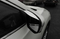 ПОДХОДЯЩ ЗА NISSAN QASHQAI J11 2014 2015 2016 ЗАДНО ОГЛЕДАЛО ЗА ДЪЖД, СНЕЖНА КОЗИРКА