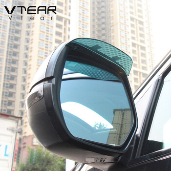 Vtear Car Car Rearview Visor Πλαϊνό Καθρέφτης Πίσω όψη Καθρέφτης Rain Φρυδιών Visors Sun Shade Snow Guard Αξεσουάρ αυτοκινήτου για Volvo XC60