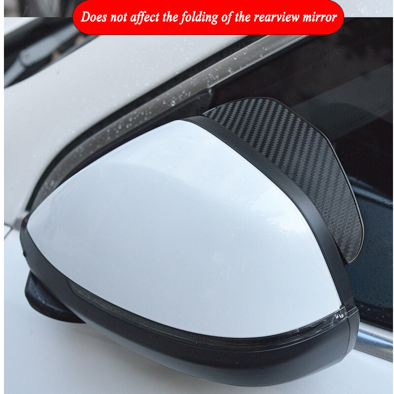 2 komada retrovizora za automobil Vizir za obrve protiv kiše Kišna navlaka od karbonskih vlakana za SMART Fortwo Forfour 453 451 452 450 Dodaci za automobile