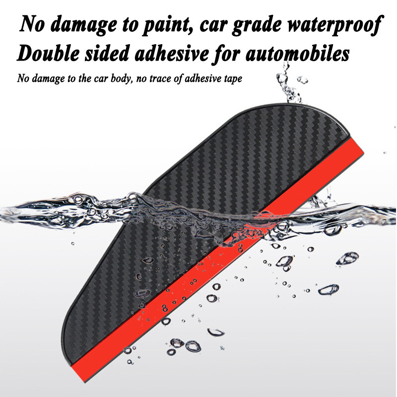 2 komada retrovizora za automobil Vizir za obrve protiv kiše Kišna navlaka od karbonskih vlakana za SMART Fortwo Forfour 453 451 452 450 Dodaci za automobile