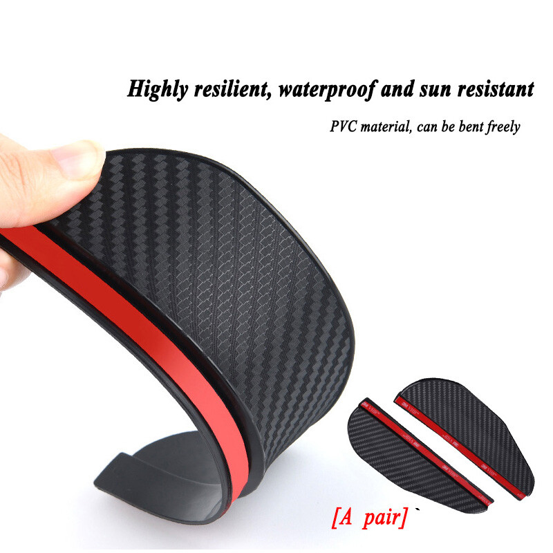 2 komada retrovizora za automobil Vizir za obrve protiv kiše Kišna navlaka od karbonskih vlakana za SMART Fortwo Forfour 453 451 452 450 Dodaci za automobile