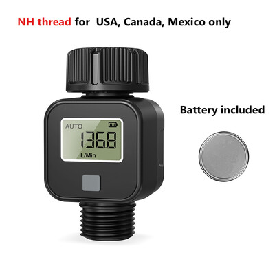 Skaitmeninis vandens srauto matuoklis, didelio tikslumo IP6X, matuoja lauko sodo laistymo laistymo žarnos vandens suvartojimą ir debitą