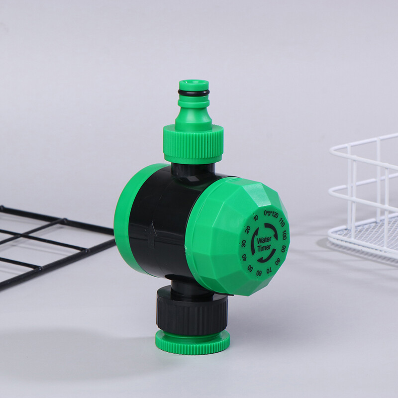 Dārza automātiskais laistīšanas taimeris pilienveida apūdeņošanas taimeris 2 stundu mehāniskais taimeris laistīšanas sistēmas kontrolieris lauksaimniecībai