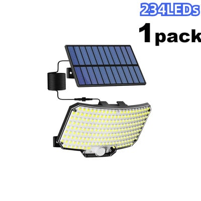 Saules gaismas āra apgaismojums ar gaismas atstarotāju un 3 apgaismojuma režīmiem saules kustības sensora sienas gaismas IP65 ūdensizturīgs dārza pagalmam