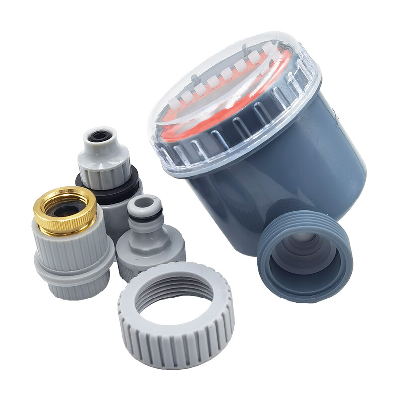 Lodveida vārstu automātiskā elektroniskā laistīšanas taimera pilienveida apūdeņošanas LCD apūdeņošanas kontroliera sistēma dārza pagalma siltumnīcai