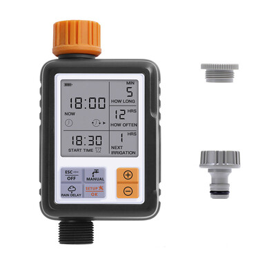 Automatski uređaj za navodnjavanje cvijeća Uređaj za navodnjavanje vrta Zalijevanje Veliko vrijeme zaslona Inteligentni regulator navodnjavanja