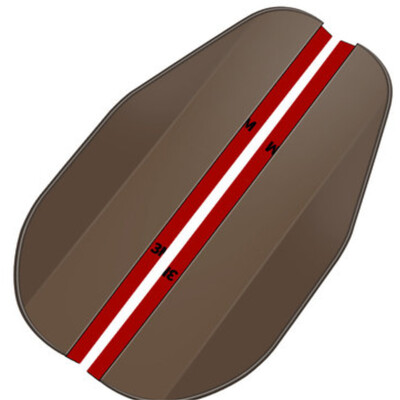 Vandeniui atsparus automobilio galinio vaizdo veidrodėlio lipdukas, skirtas Toyota Corolla Camry CHR GT86 Rav4 Yaris FT86 FR-S priedams