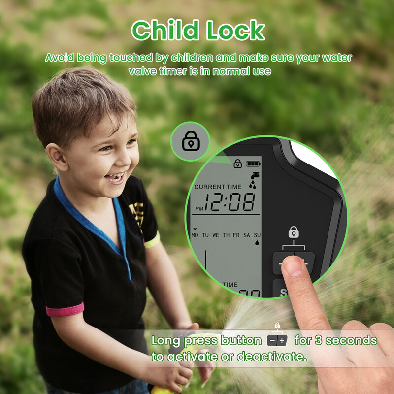AVATTO WiFi laikmatis Išmanusis dvigubas vandens laikmatis Sodo ūkio laistymo valdiklio programa Laikinamoji laistymo laistymo vožtuvas