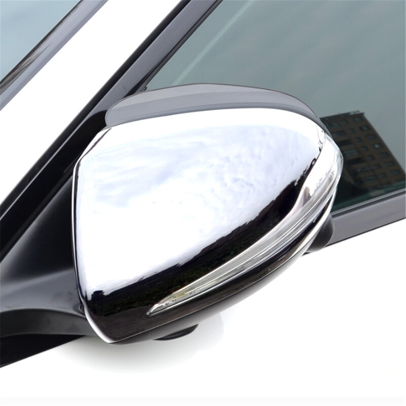 2Pcs car Mirror Rain Shield Shade Cover за Hyundai Solaris SantaFe Veracruz Mistra ix35 iX45 iX25 i20 i30 Sonata, Verna