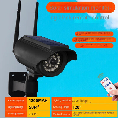 Sienas gaismas ūdensnecaurlaidīgs āra kustības sensors, simulācijas novērošanas kamera, gaismas dārza durvis, priekšējās ceļa kāpnes LED saules sensors