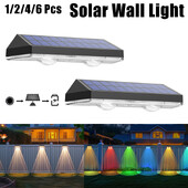 1/2/4/6kom solarna vanjska zidna svjetiljka LED vodootporna rasvjeta Zidna svjetiljka za dekoraciju dvorišta za vanjski zid verande ili vrta