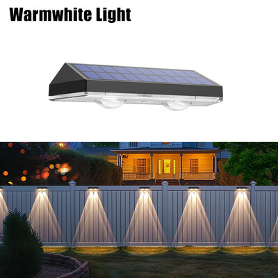 1/2/4/6kom solarna vanjska zidna svjetiljka LED vodootporna rasvjeta Zidna svjetiljka za dekoraciju dvorišta za vanjski zid verande ili vrta