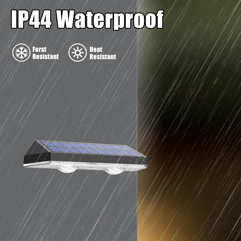 1/2/4/6kom solarna vanjska zidna svjetiljka LED vodootporna rasvjeta Zidna svjetiljka za dekoraciju dvorišta za vanjski zid verande ili vrta