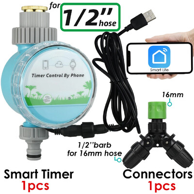 Sprycle automātiskais bezvadu viedā WiFi ūdens taimeris mājas dārza laistīšanas tālvadības pults āra siltumnīcas augam