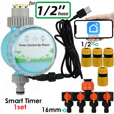 Sprycle automātiskais bezvadu viedā WiFi ūdens taimeris mājas dārza laistīšanas tālvadības pults āra siltumnīcas augam