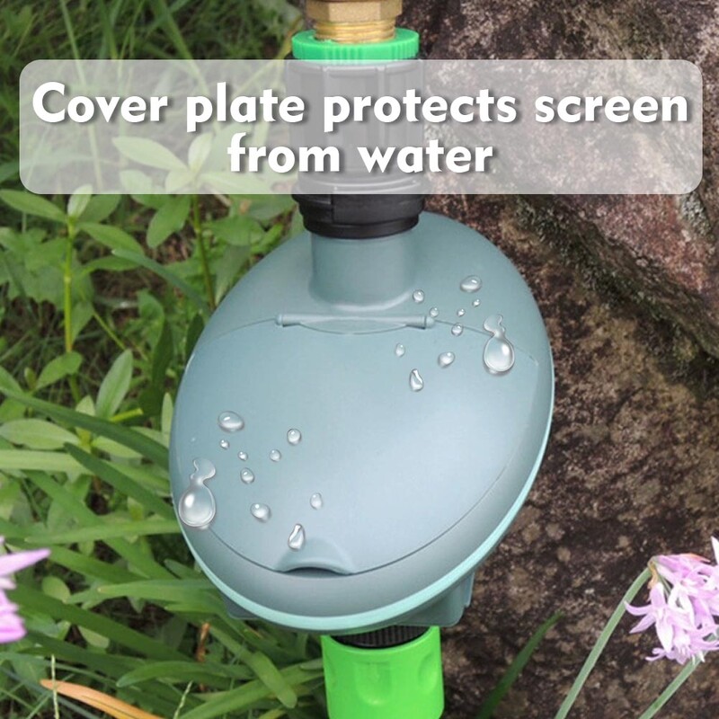 3/4" LCD displejs laistīšanas taimeris Automātiskie smidzinātāji kontrolieris Iknedēļas ikdienas programmēšana āra dārza apūdeņošanas laika adapteris