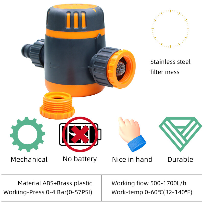 N206 Automatska slavina Mehanički tempirani sustav raspršivača Inteligentna oprema za navodnjavanje kućanskih prskalica