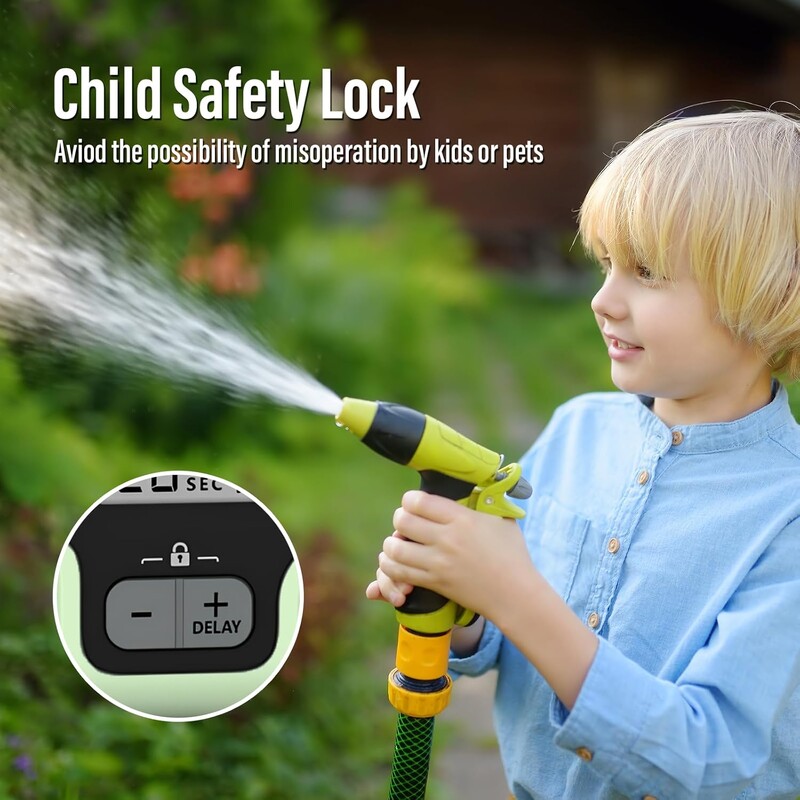 Programabilni mjerač vremena za navodnjavanje Vrt Vanjska slavina za crijevo Tajmer za vodu Automatski sustav za navodnjavanje Prikladan travnjak Digitalno navodnjavanje