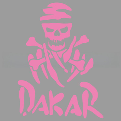 Cool okvir lubanje Dakar kreativne i smiješne naljepnice za obožavatelje i ljubitelje crtića, visoke kvalitete za automobile, kamione, motocikle i prijenosna računala