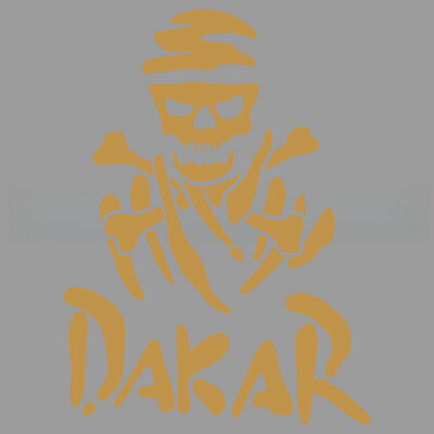 Cool okvir lubanje Dakar kreativne i smiješne naljepnice za obožavatelje i ljubitelje crtića, visoke kvalitete za automobile, kamione, motocikle i prijenosna računala